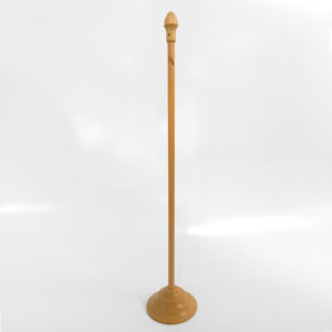 Borðfánastöng viður 38cm