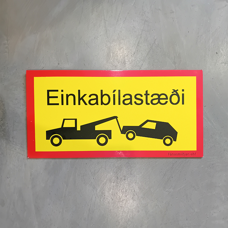 Skilti úr C-bond plötum - Image 3