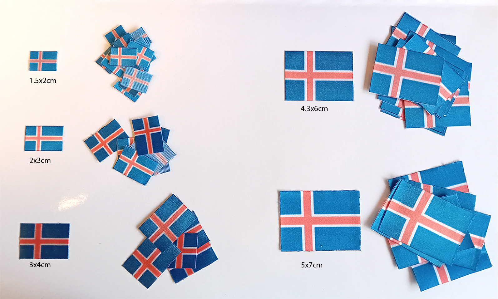 ÍSLENSKI FÁNINN - fáni til ísaums - Image 2